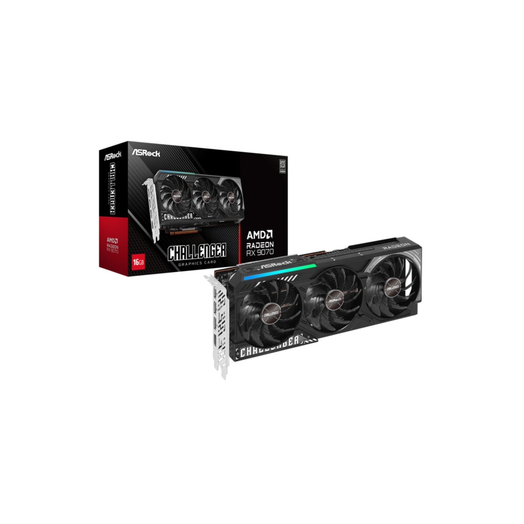 VGA ASRock Radeon RX 9070 XT 16GB Challenger