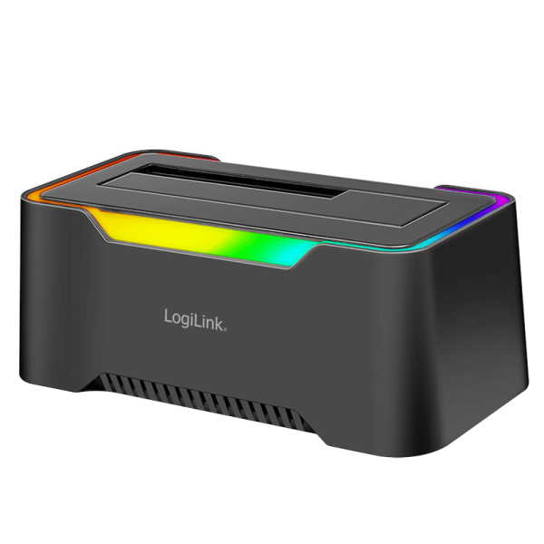 HDD Dockingstation LogiLink Quickport USB 3.2 1-Port für 2,5/3,5 SATA HDD/SSD QP0035