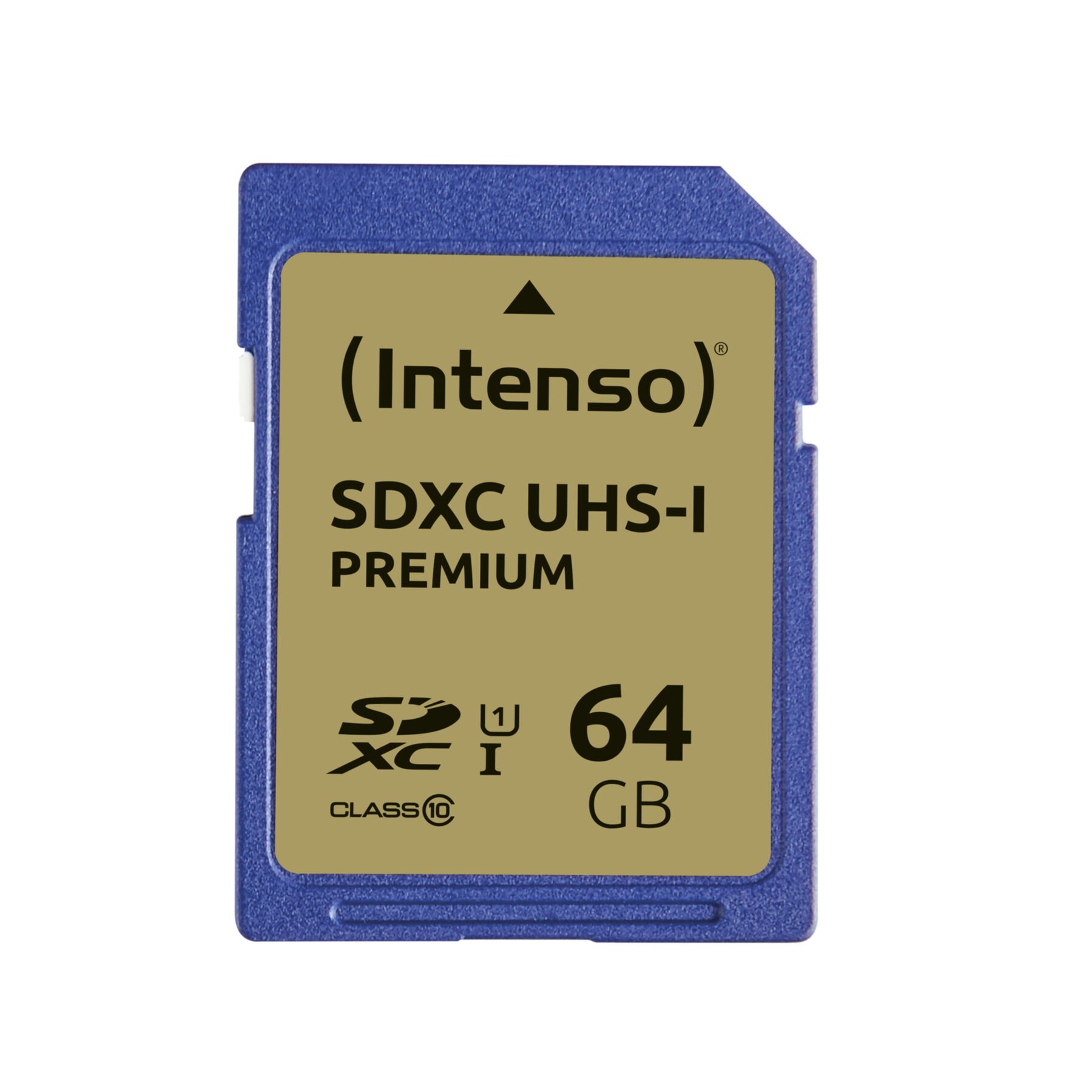 SD Card SDHC UHS-I 64GB Intenso Premium 1 Adapter Class 10 3421490