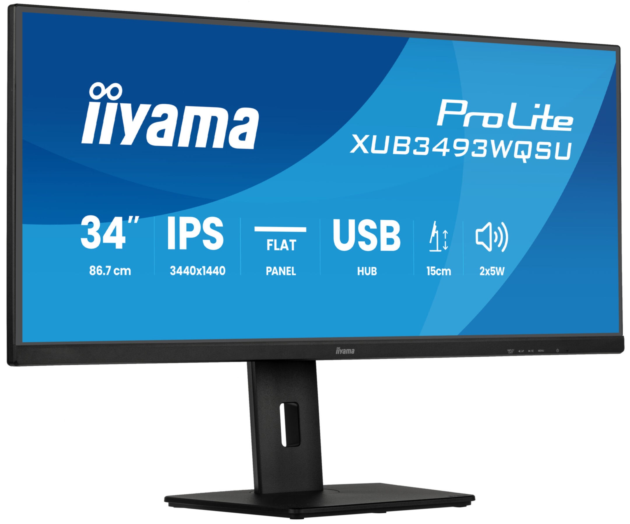 TFT Iiyama ProLite XUB3493WQSU-B6 86.4 cm (34) 2xHDMI,DisplayPort,SP